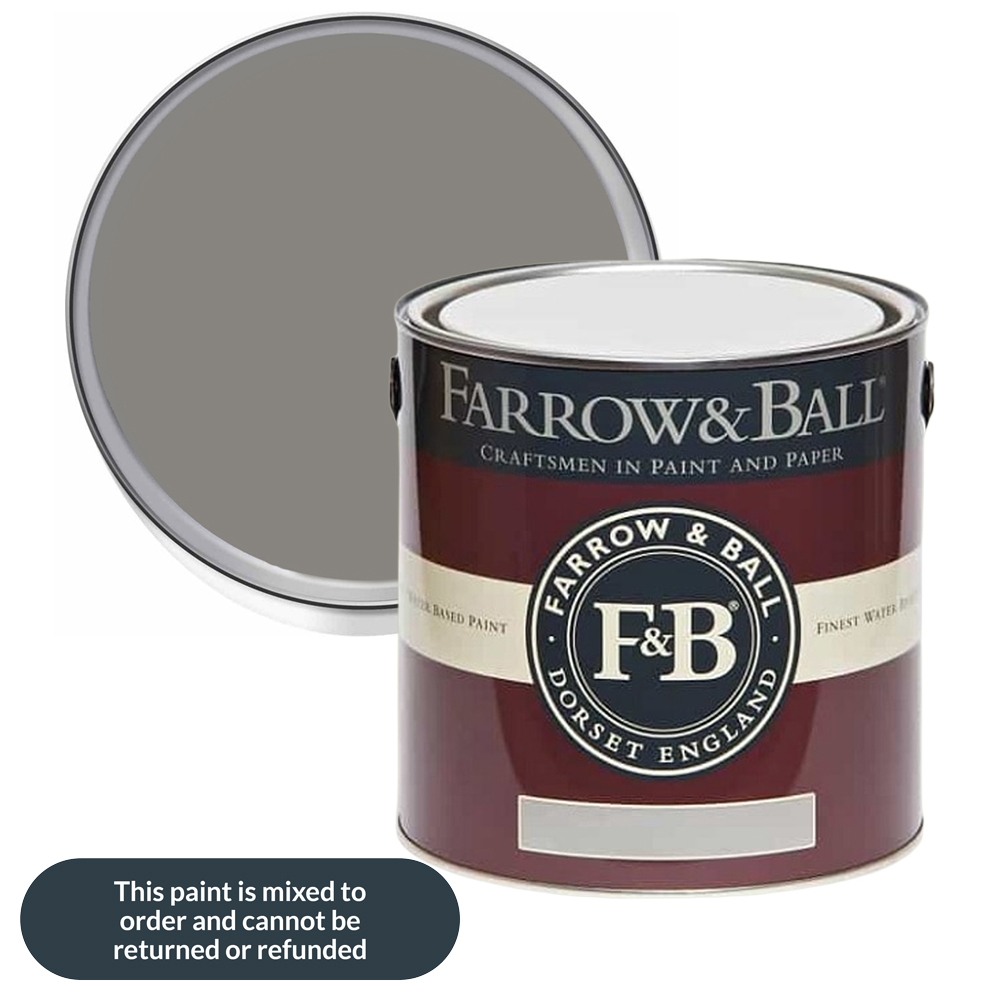 Farrow & Ball Interior Wood and Metal 276 Mole's Breath Flat Eggshell Paint 2.5L Image 1