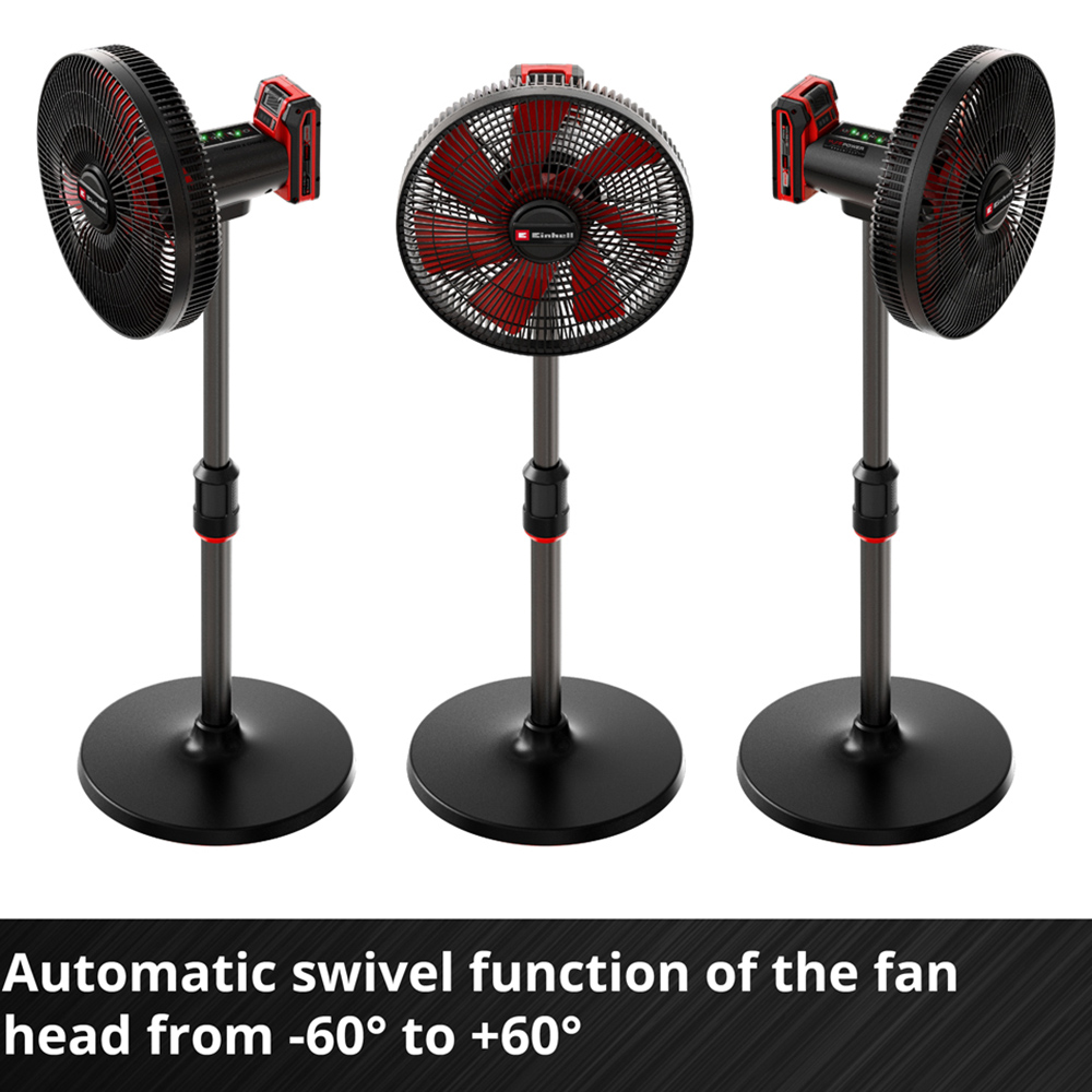 Einhell GE-CF Oscillating Cordless Tower Fan with Sturdy Base Bare Unit Image 6