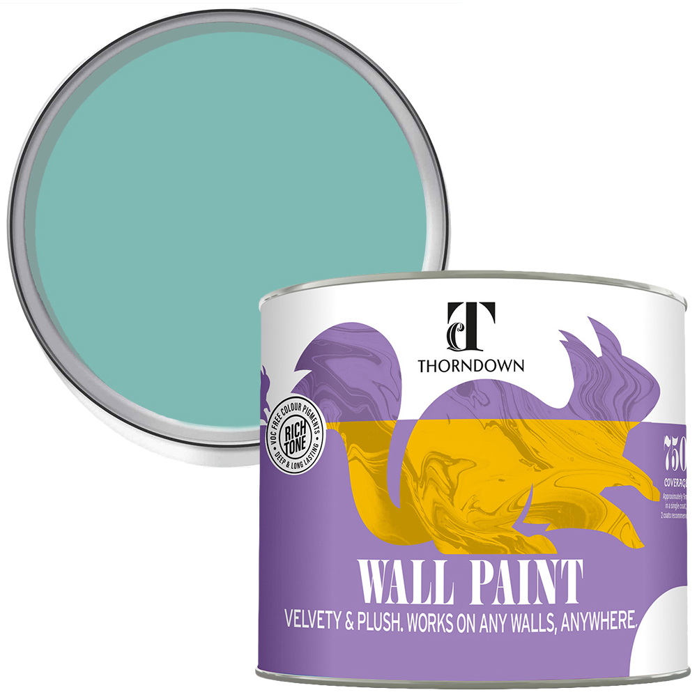 Thorndown Walls and Ceilings Gobline Blue Matt Paint 750ml Image 1