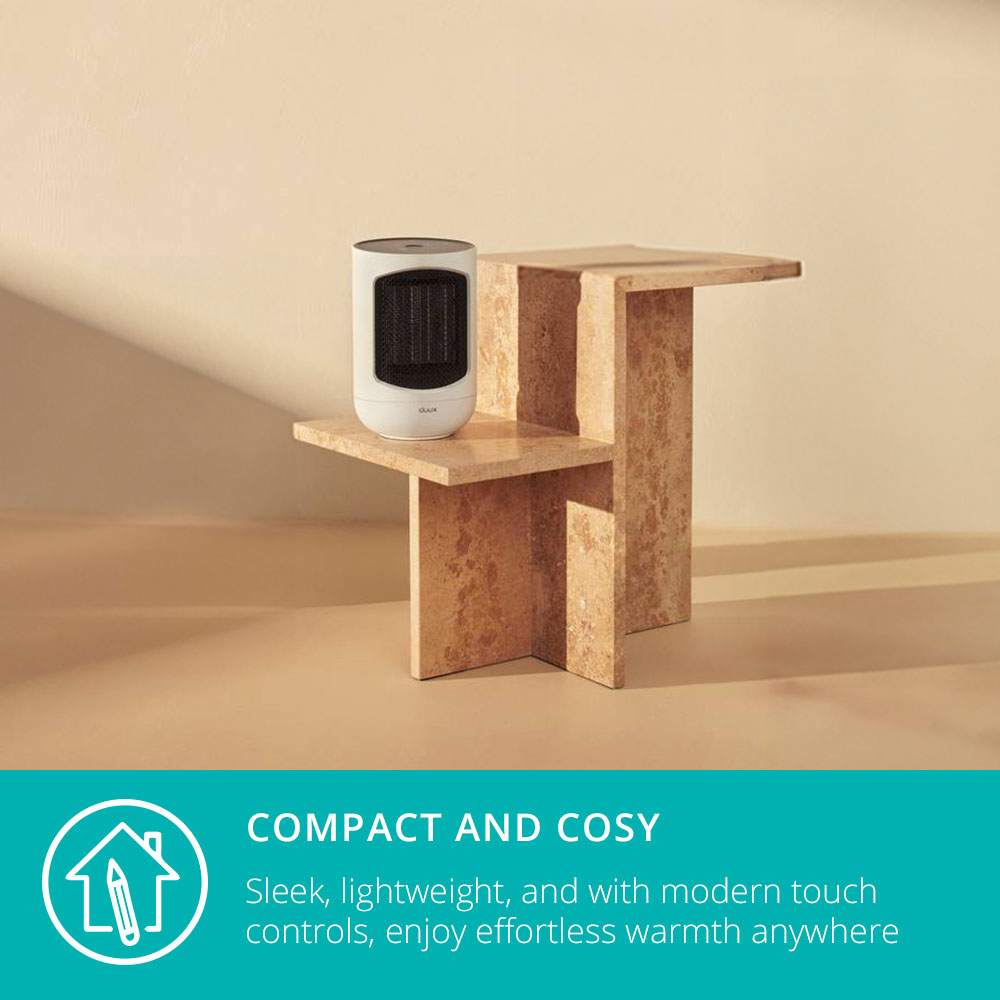 Duux Zone White Personal Heater 1500W Image 6