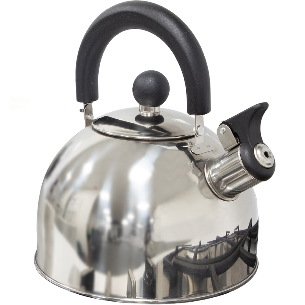 Milestone Camping Stainless Steel Whistling Kettle 2L Image 1