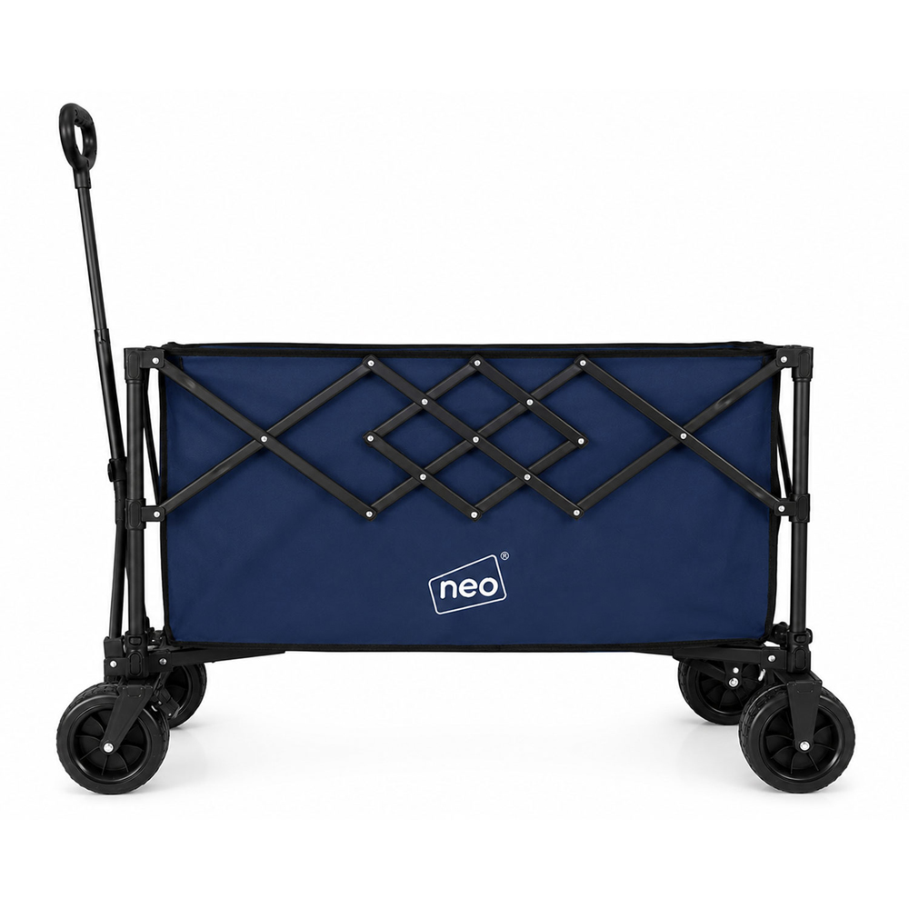 Neo Direct 300L Navy Heavy Duty Folding Garden Trolley Cart Image 3