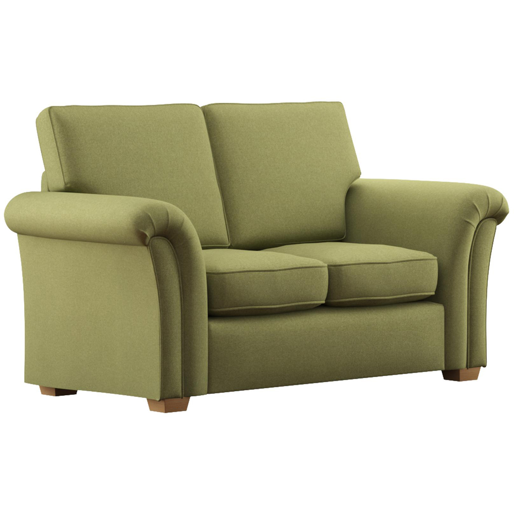 Castleacre 2 Seater Venice Olive Fixed Back Sofa Image 2