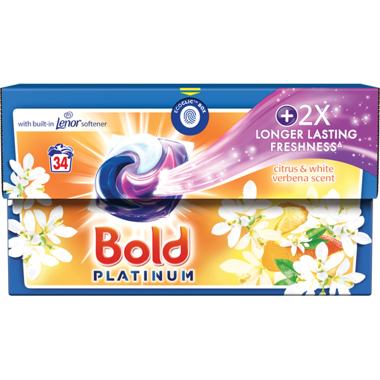 Bold All In 1 Laundry Pods - 34 / Citrus and White Verbena Image