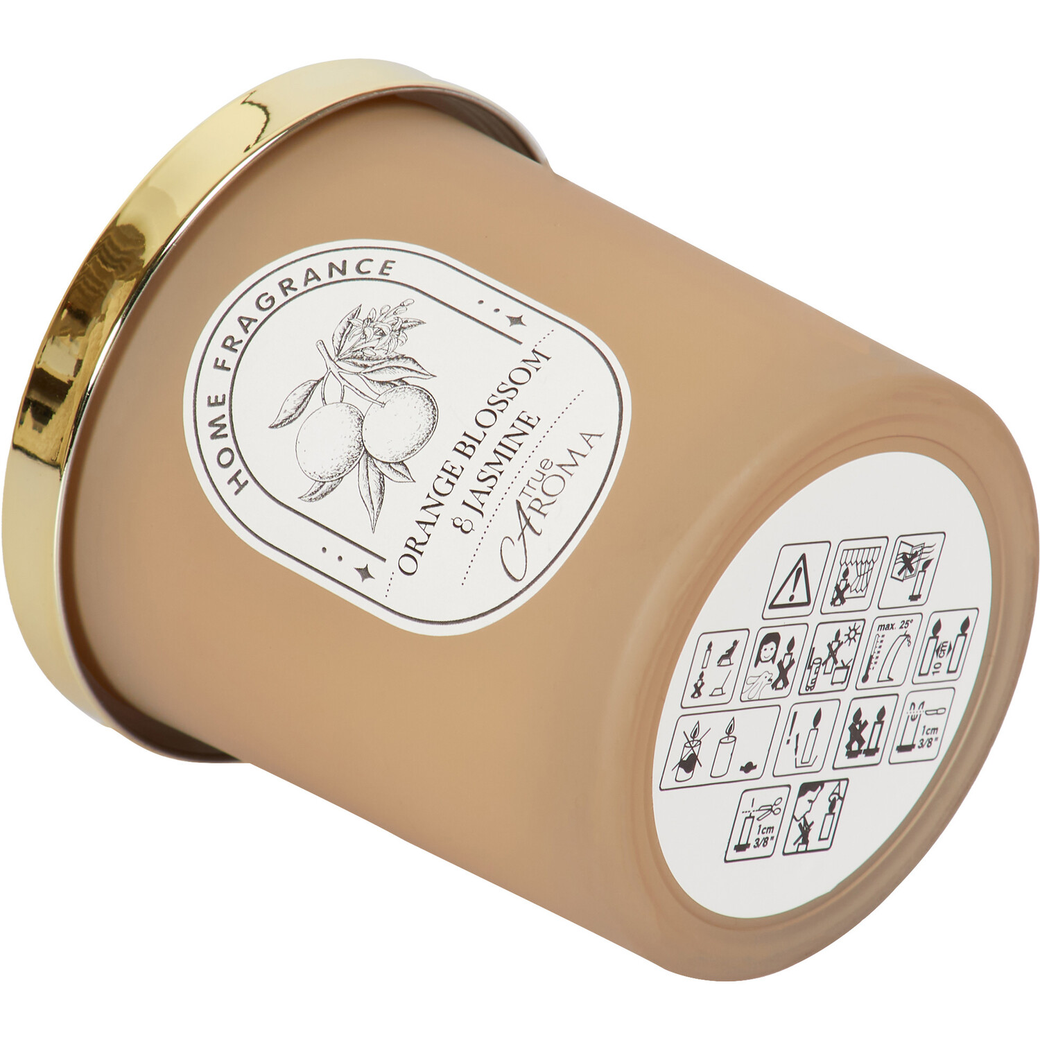 Orange Blossom & Jasmine Candle - Orange Image 3