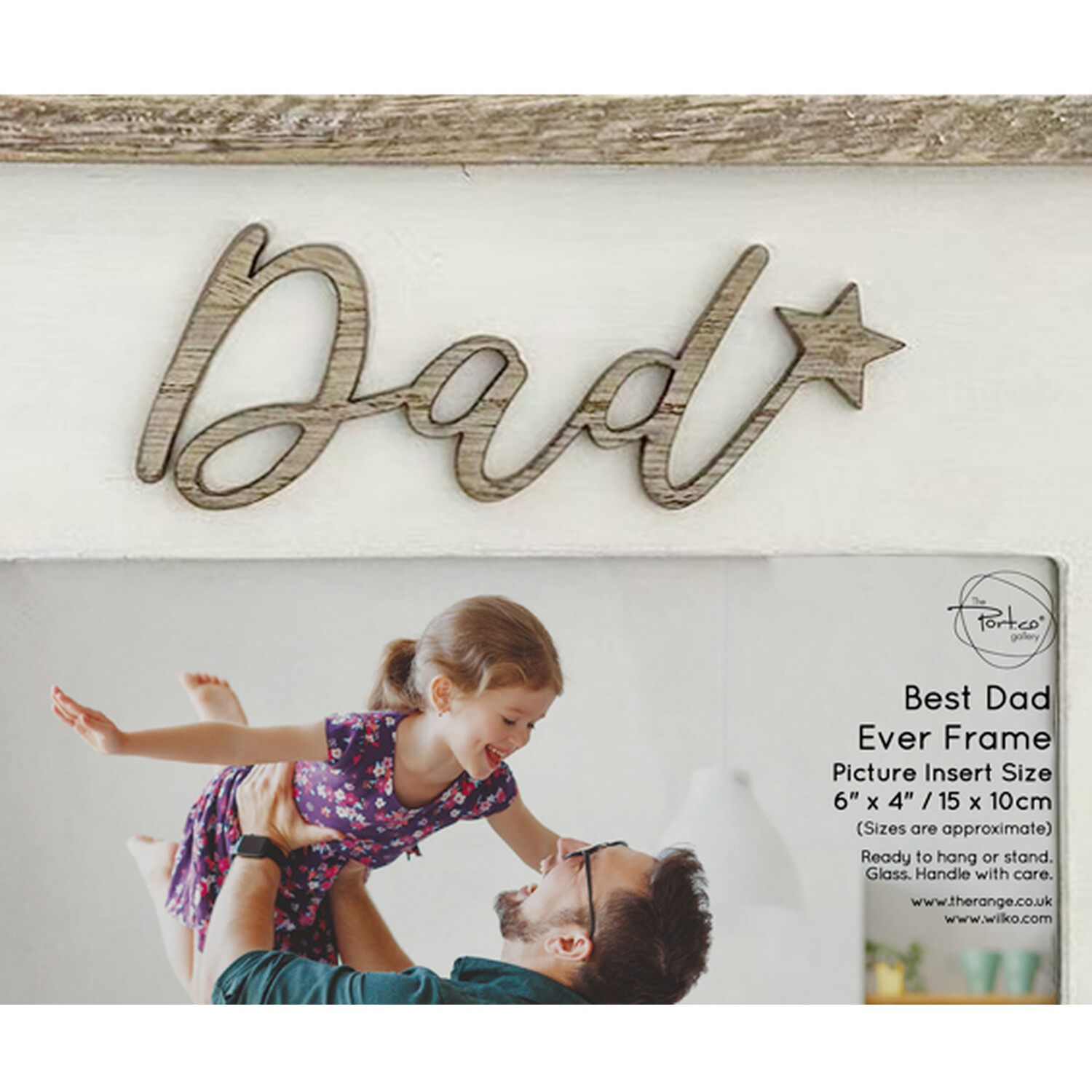 Best Dad Ever Frame - Natural Image 3