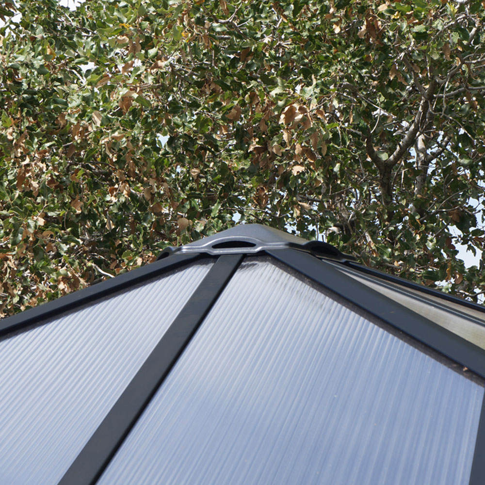 Palram Canopia Ledro 3000 Grey Square Gazebo Image 2