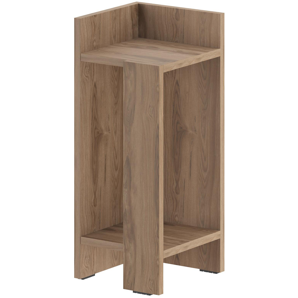 Decortie Elos Deep Oud Right Side Open Shelf Nightstand Image 2