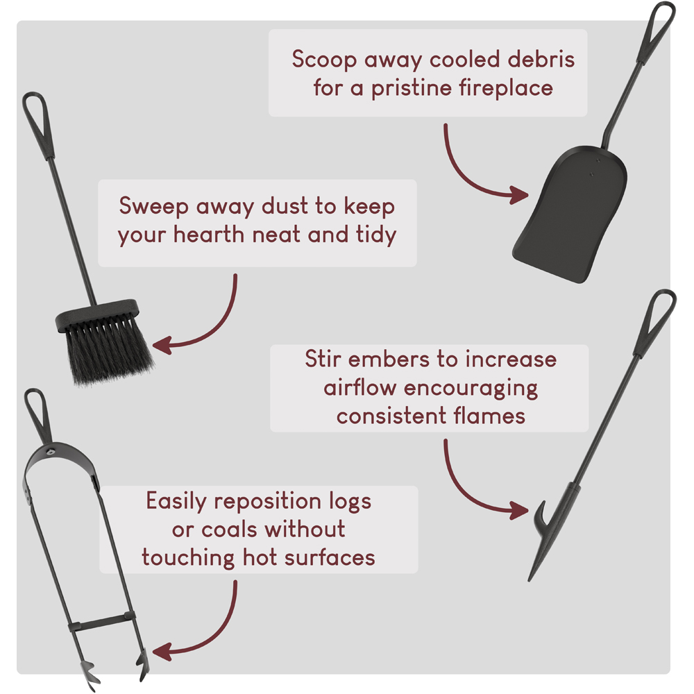 Fire Vida 5 Piece Buxton Set Black Image 5