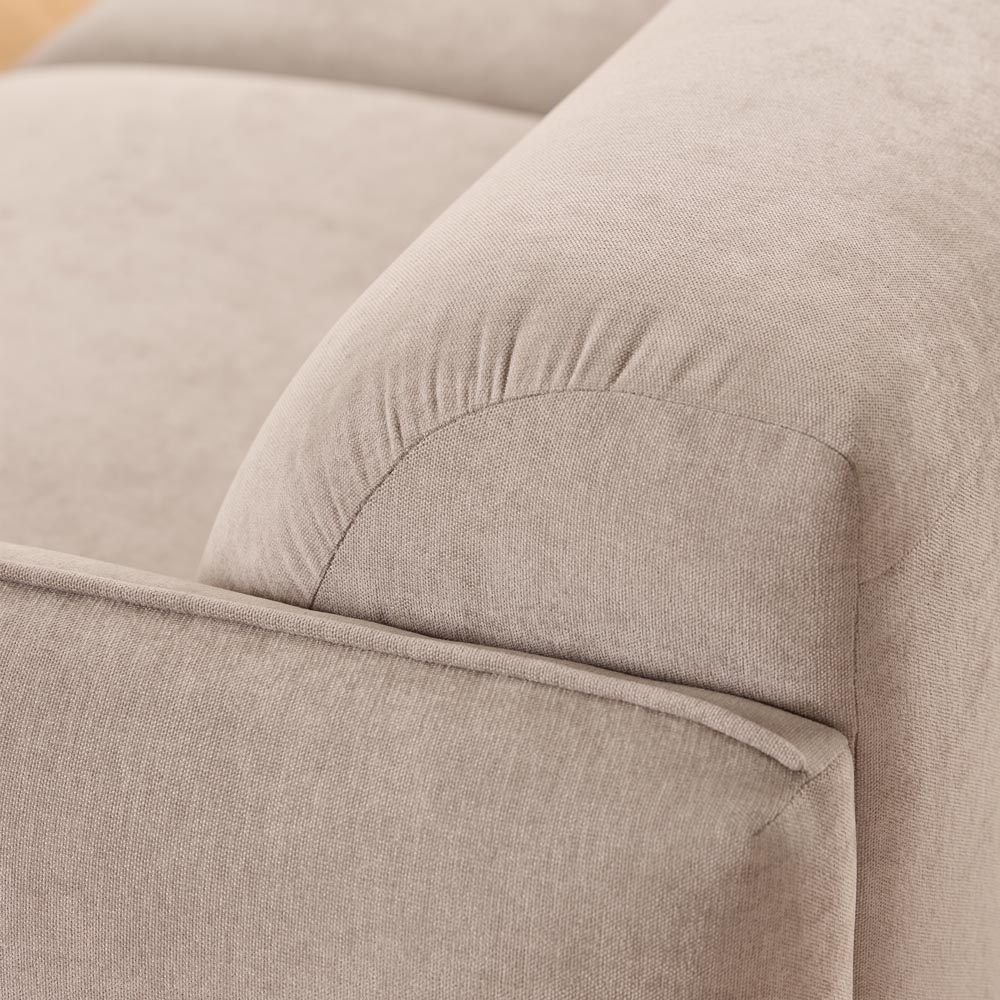 Florence Westham 5 Seater Fay Beige Fabric Sofa Set Image 6