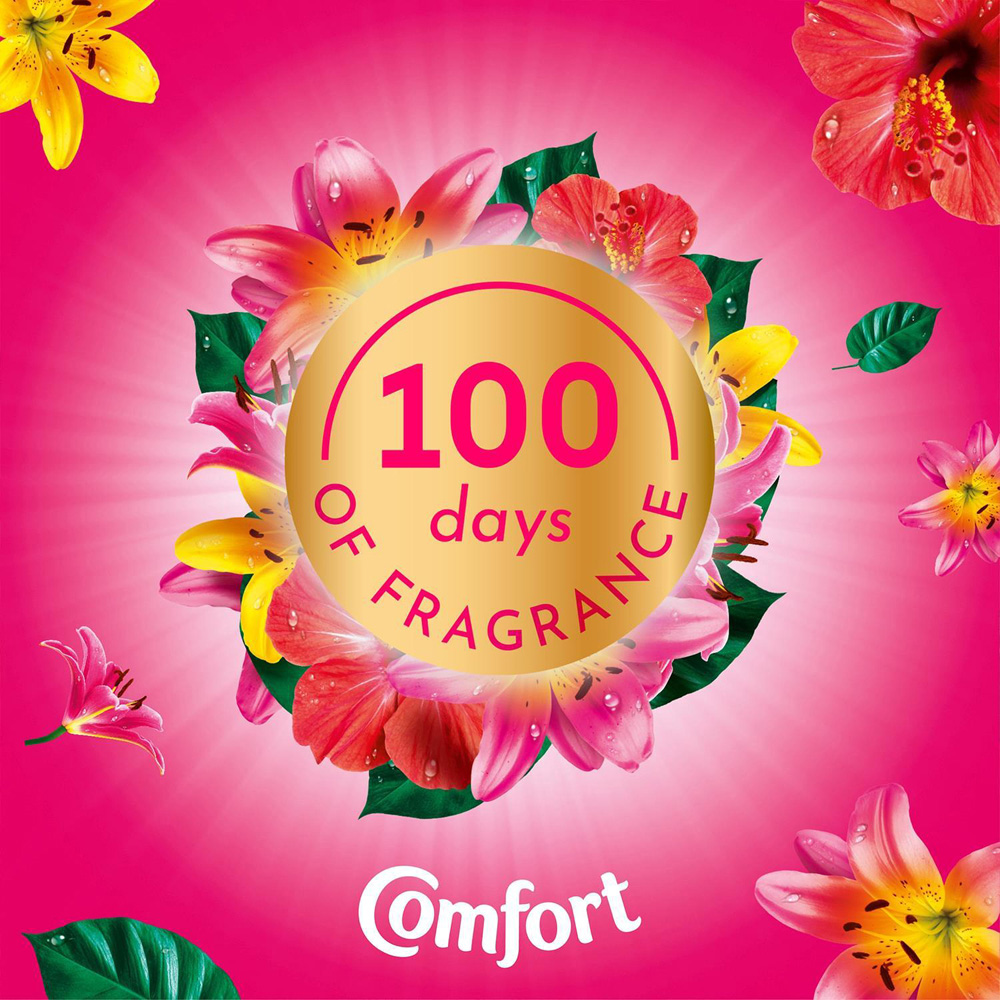 Comfort Perfume Creations Tropical Lily Fabric Conditioner 45 Washes 1.35L 6 Pack Image 9