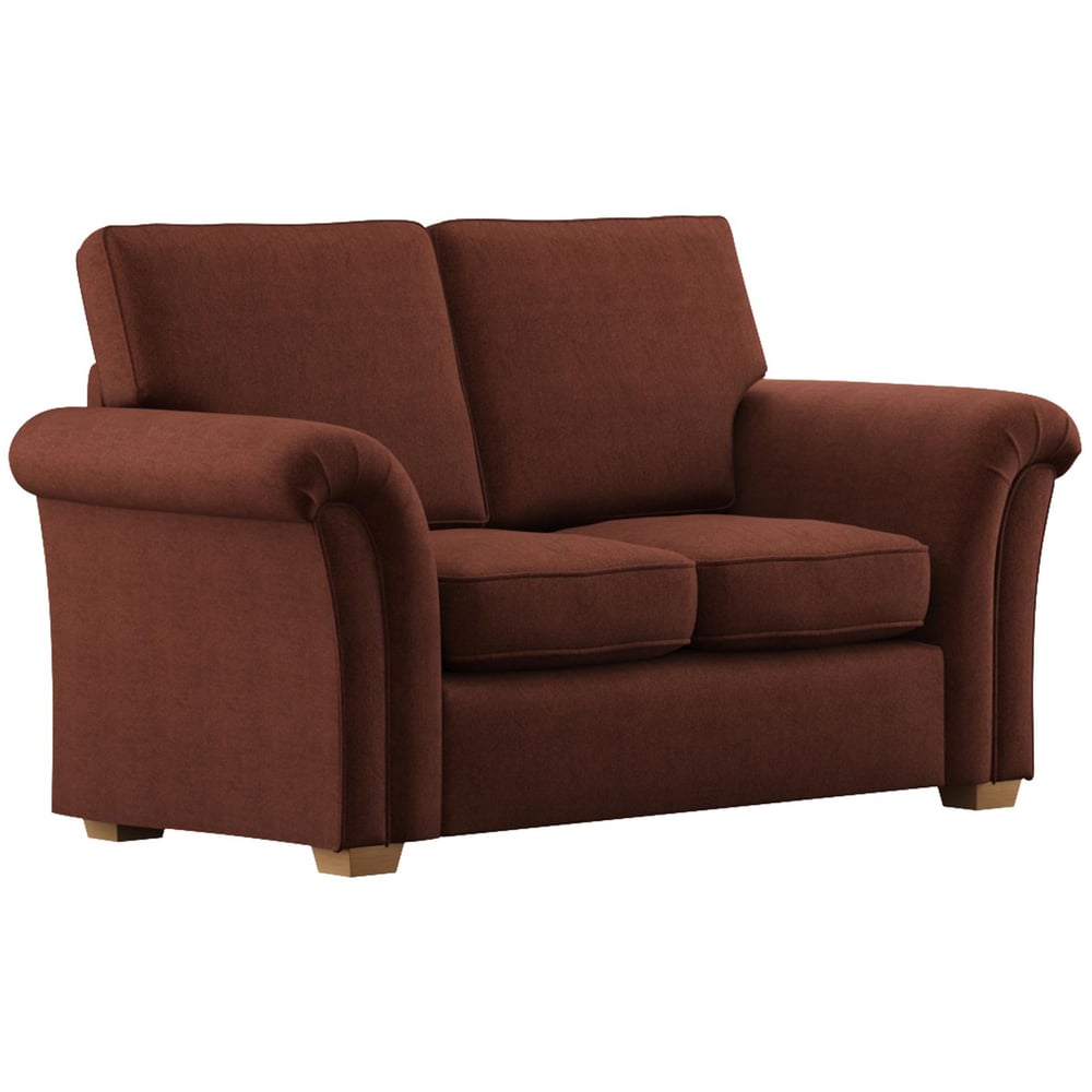 Castleacre 2 Seater Venice Brick Fixed Back Sofa Image 2