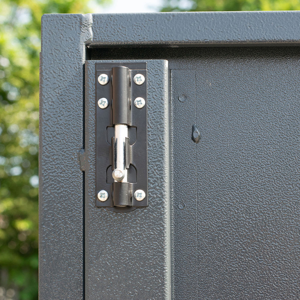 Asgard Centurion 5 x 18ft Double Door Grey High Security Apex Garden Shed Image 7