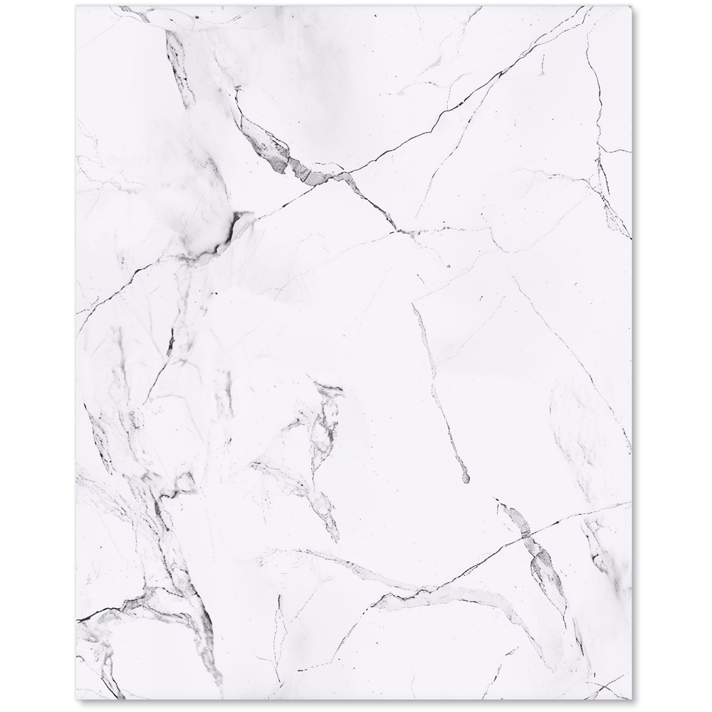 Warren Reed Designer White Marble Effect Kitchen Splashback 75 x 60cm Image 2
