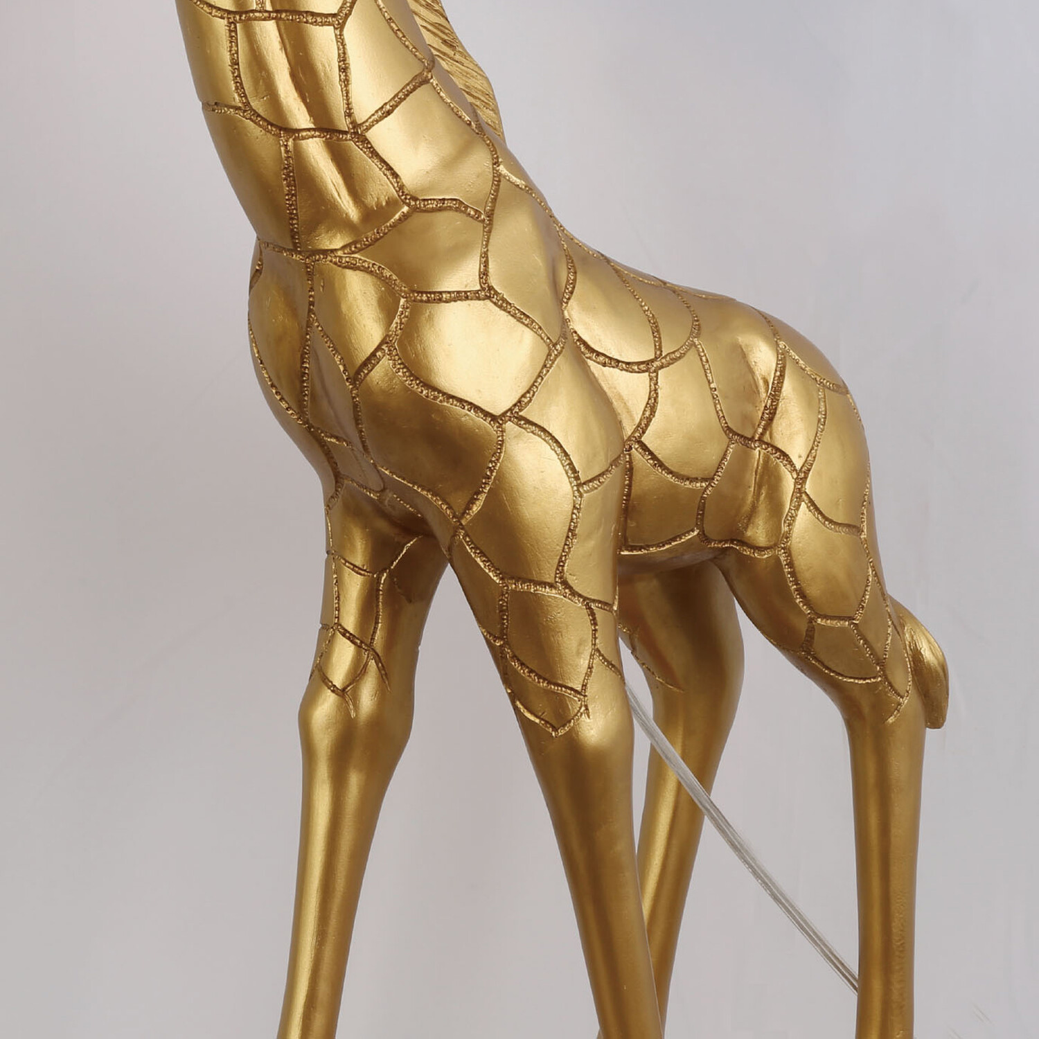 Giraffe Floor Lamp Black and Gold Image 3