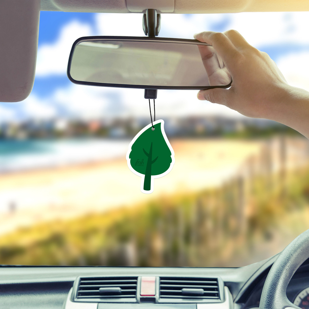 Frsh Scents Leaf Shaped Car Air Freshener Forest Pine Image 2