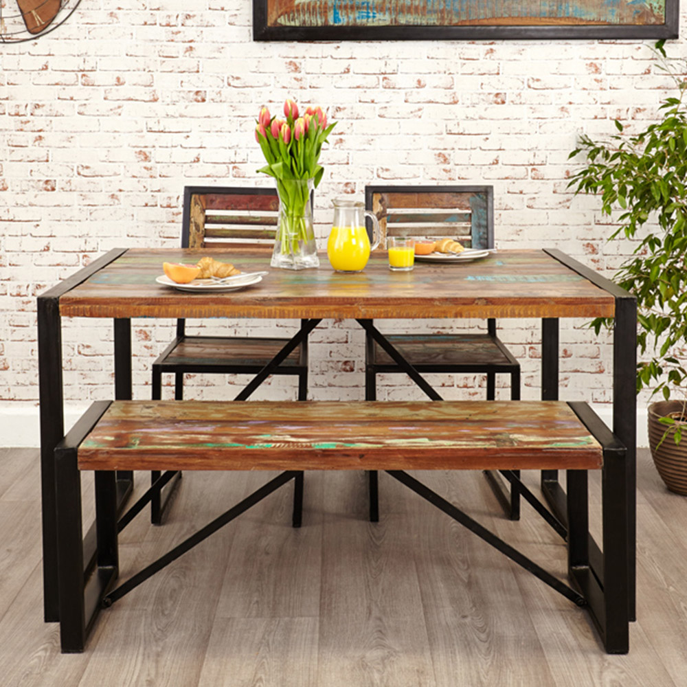 Baumhaus Urban Chic 2 Seater Dining Bench Image 5