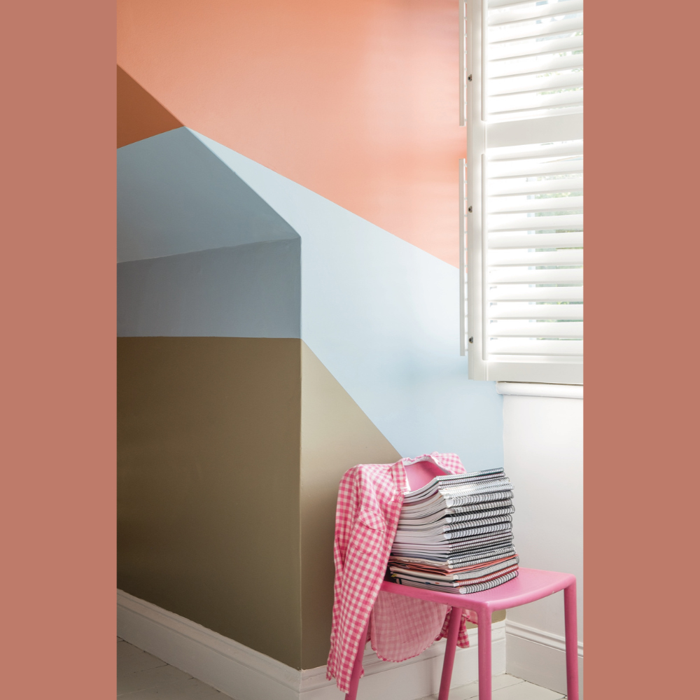 Farrow & Ball Interior Wood and Metal 64 Red Earth Flat Eggshell Paint 2.5L Image 4