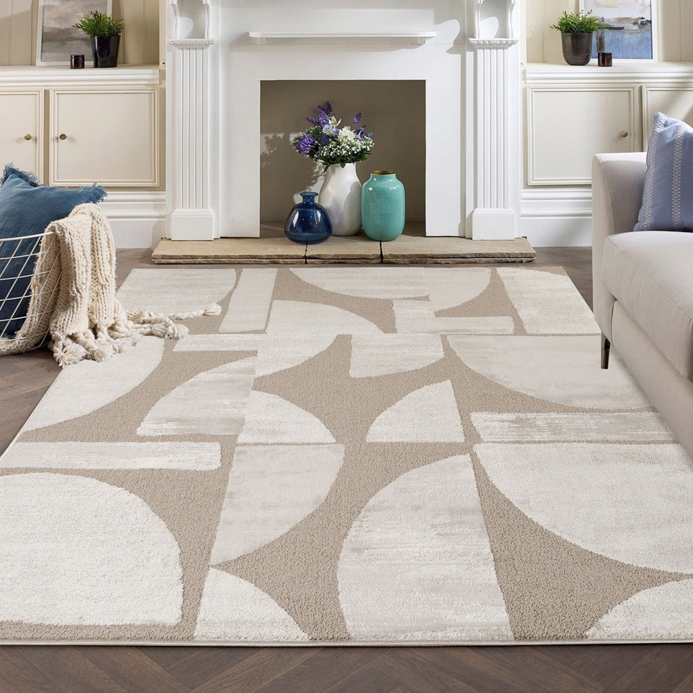 Desire Rugs Hamilton Mocha Abstract Motif Rug 200 x 290cm Image 5