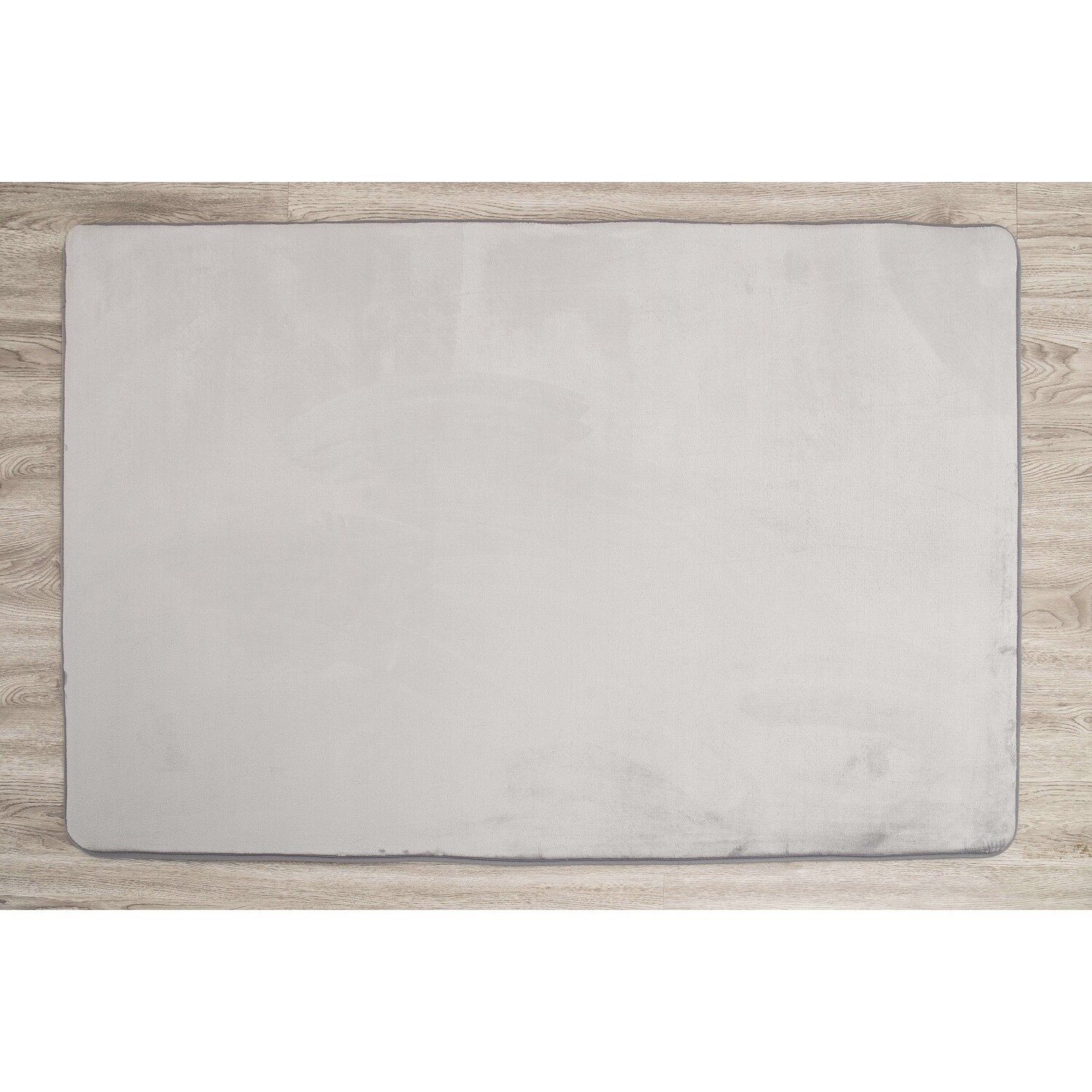 Flannel Cosy Rug - Grey Image 2