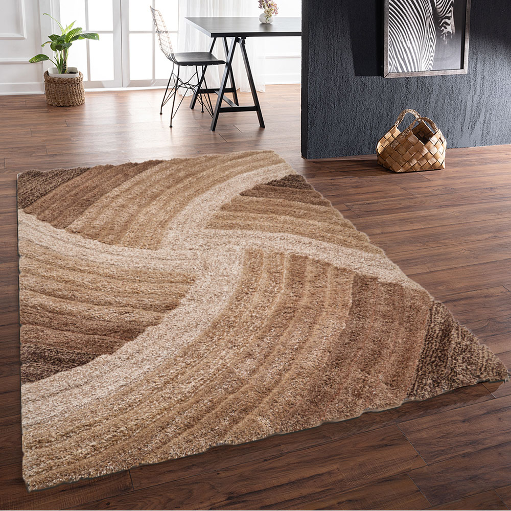 DS Living Stella Brown Ultra Plush Rug 160 x 230cm Image 2