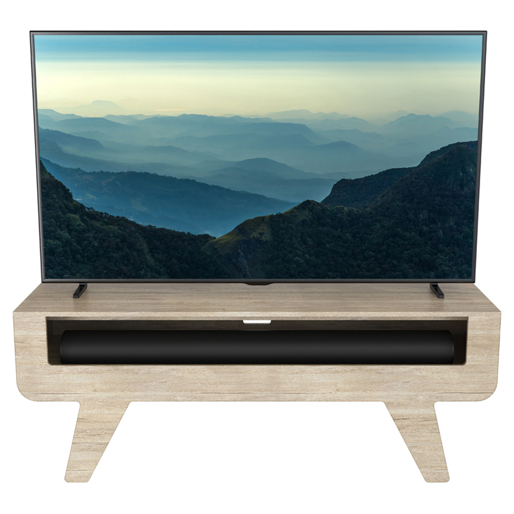 AVF Horton Whitewashed Oak Tapered Leg TV Unit Image 4