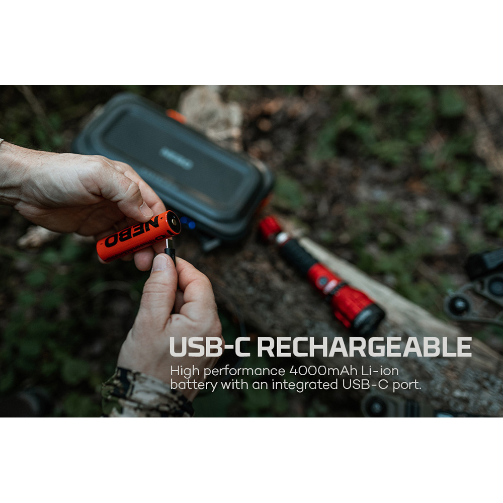 Nebo IllumaTrace Blood Tracker 190 Lumens Rechargeable White Flashlight with Blood-Tracking Mode Image 3