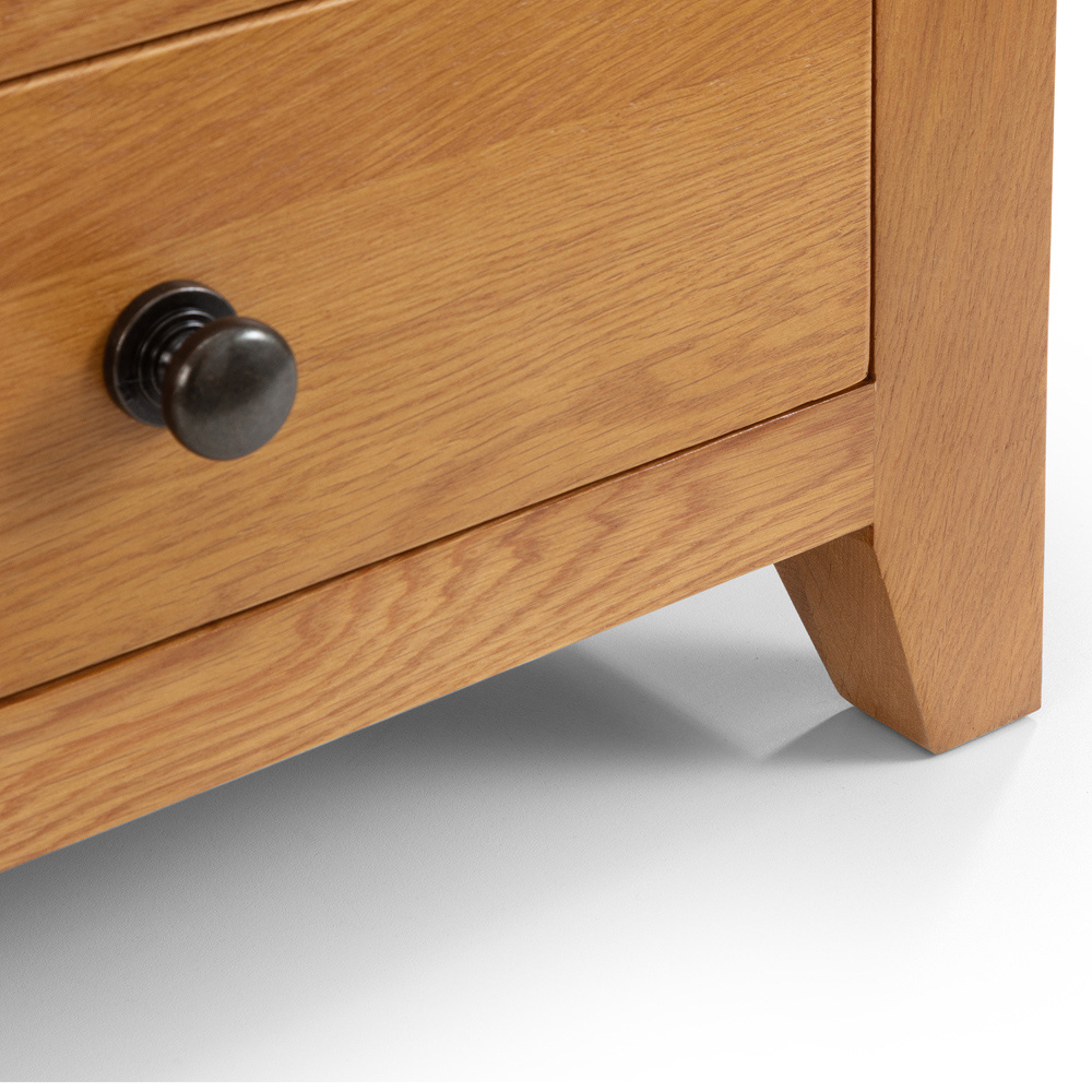 Julian Bowen Astoria 4 Drawer Oak Coffee Table Image 7