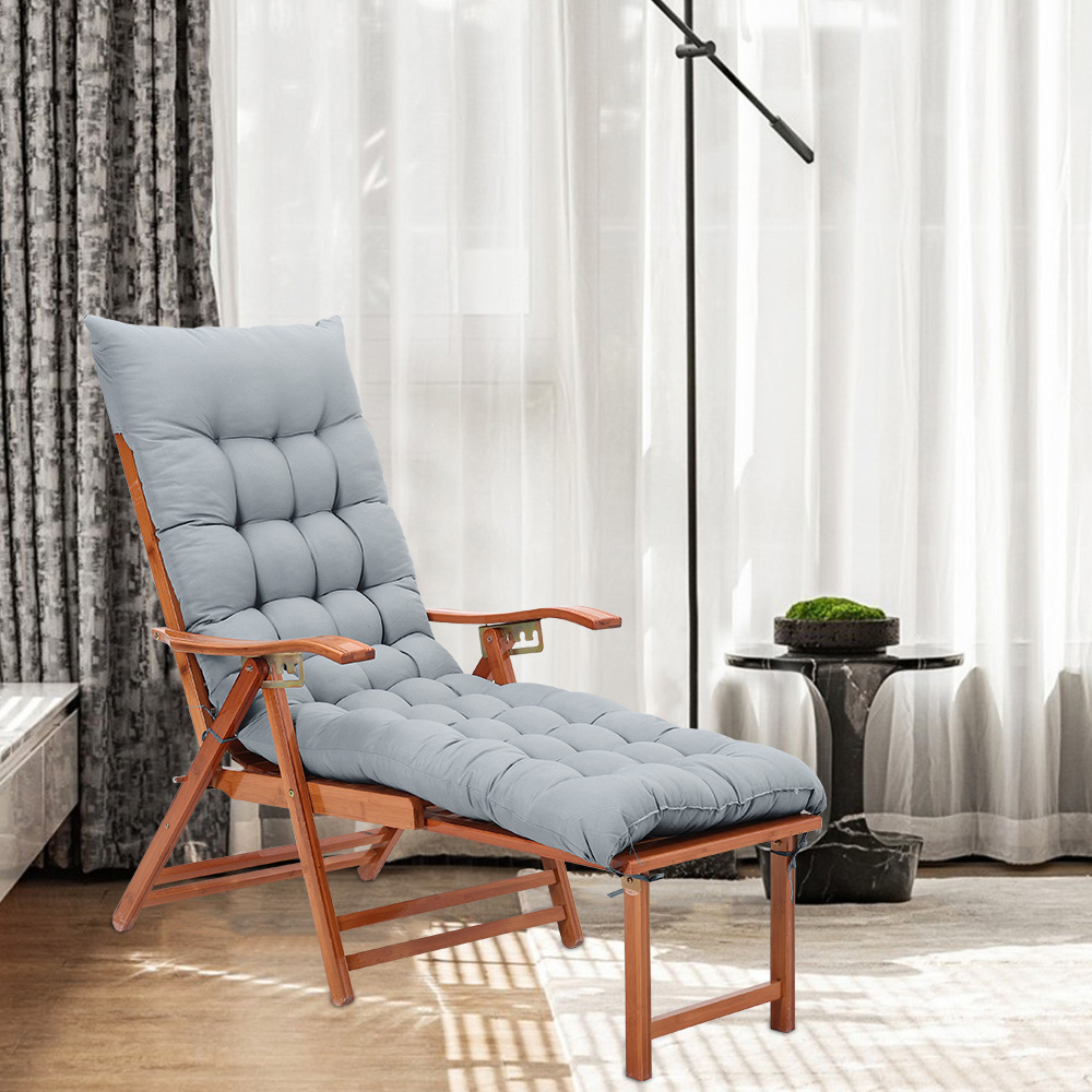 Living and Home Grey Sun Lounger Cushion 50cm Image 2