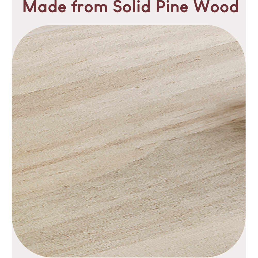 Vida Designs Panama 5 Drawer Pine Chest of Drawers Image 6