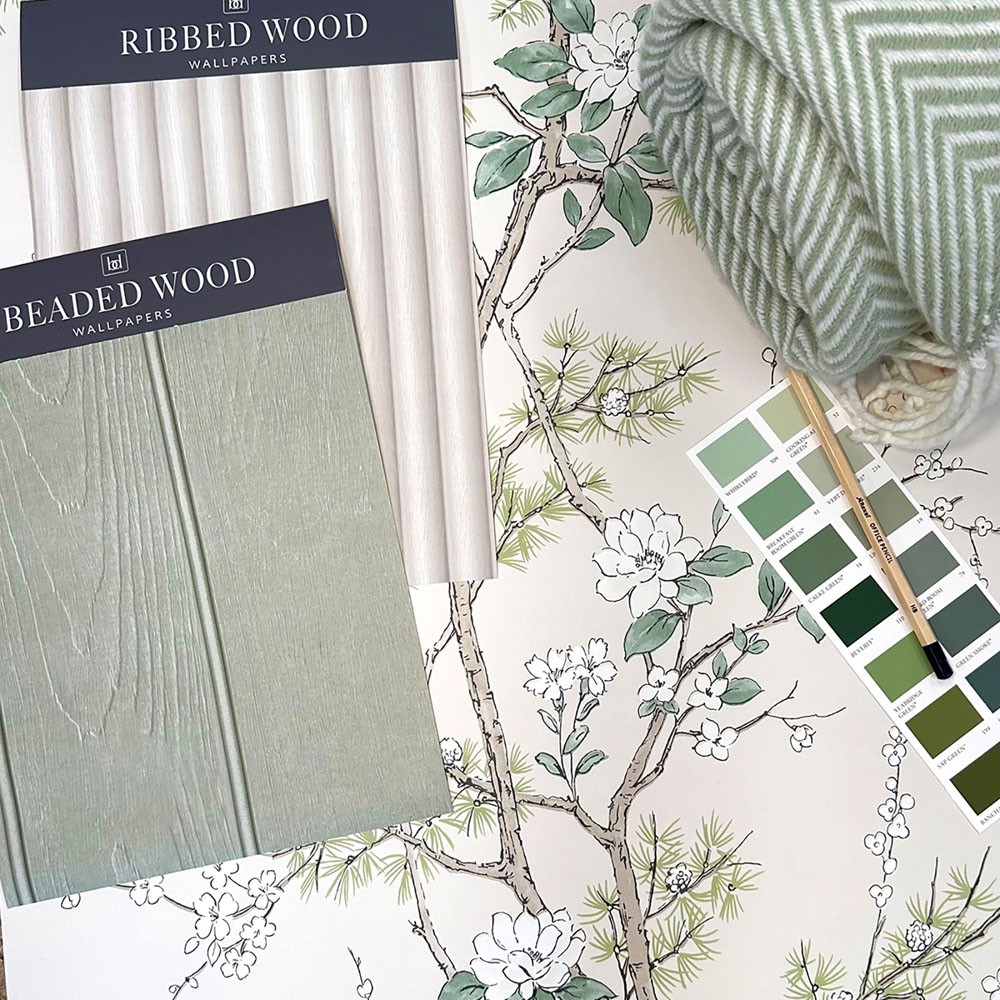 Belgravia Decor Bridgit Sage and Cream Wallpaper Image 4