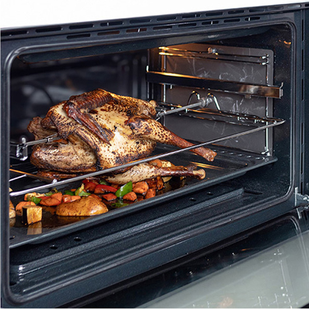 Kaiser Avantgarde Pro Black Glass Stainless Steel 105L Electric Oven Image 7