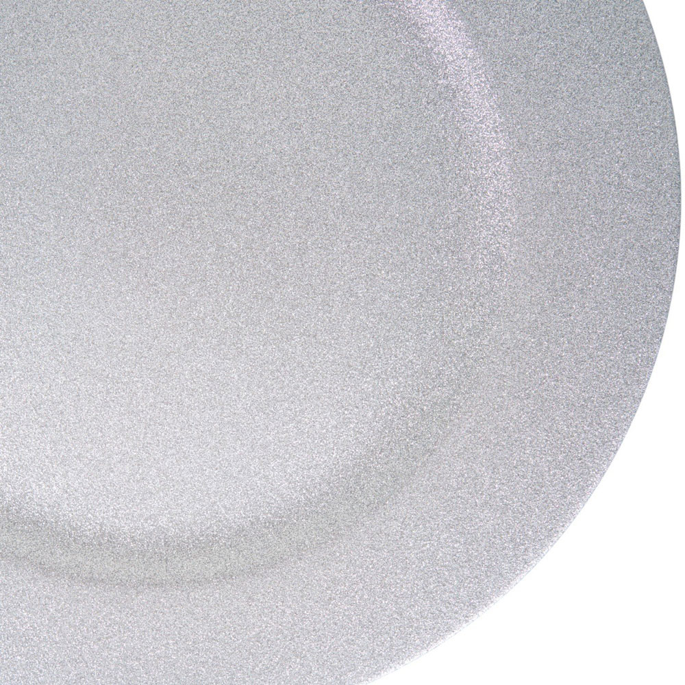 Gold or Silver Glitter Charger Plate Image 5
