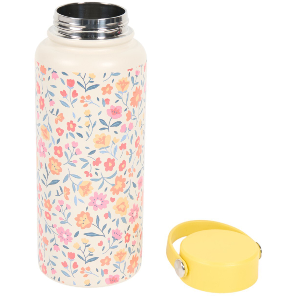 Nitro Stainless Steel Floral Water Bottle Image 4