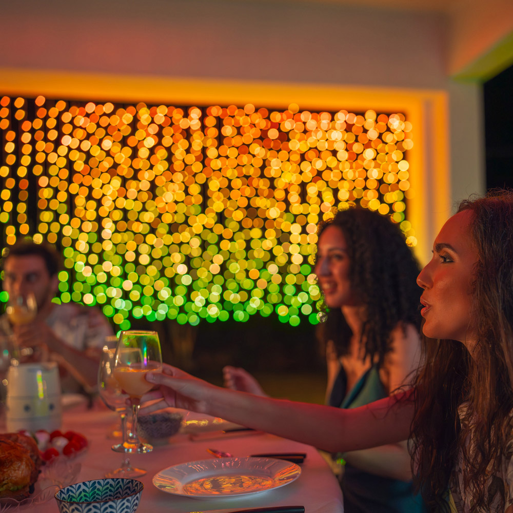 Twinkly 210 RGBW LED Smart Curtain Light 1.5m Image 8