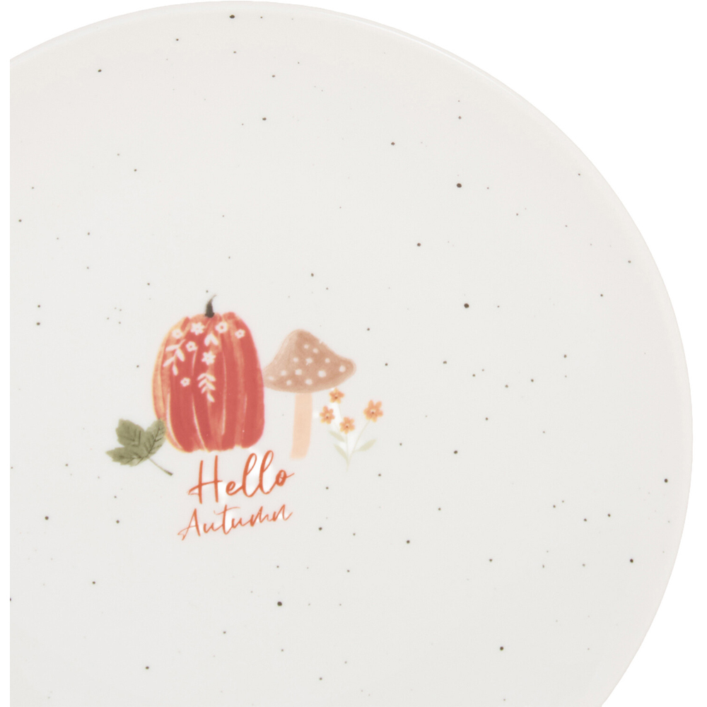 Autumn Print Plate White Side Plate Image 5