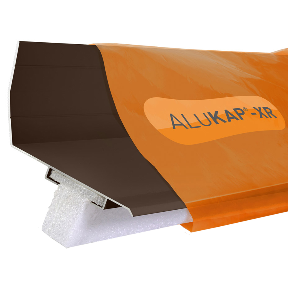 Alukap-XR Brown Top Wall Flashing 2.0m Image 1