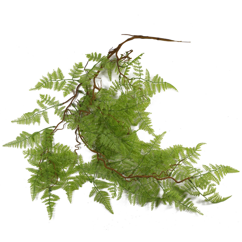 Leaf Light Green Maidenhair Fern Hanging Artificial Plant 100cm 6 Pack Image 2