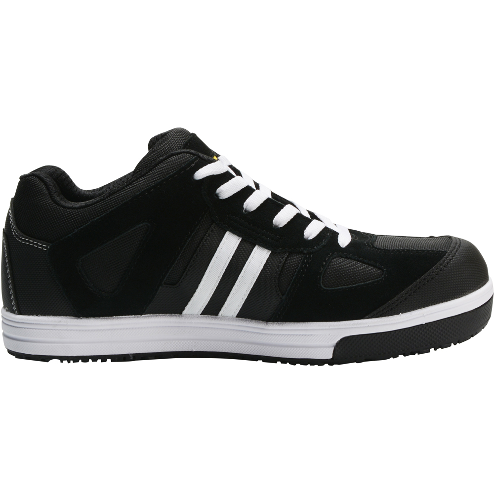 Stanley Cody Black and White Stripe Safety Trainers Size 9 Image 2