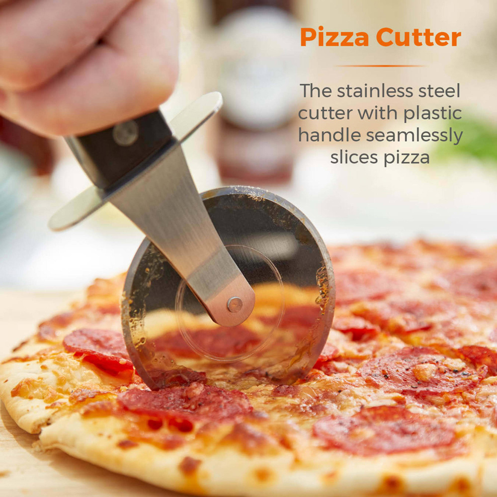 Tower 3 Piece Stainless Steel Pizza Tool Set Image 4