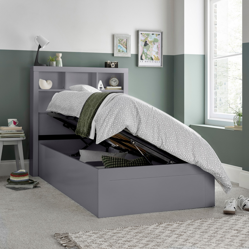 Bedmaster Oscar Grey Wooden Ottoman Bed Image 5
