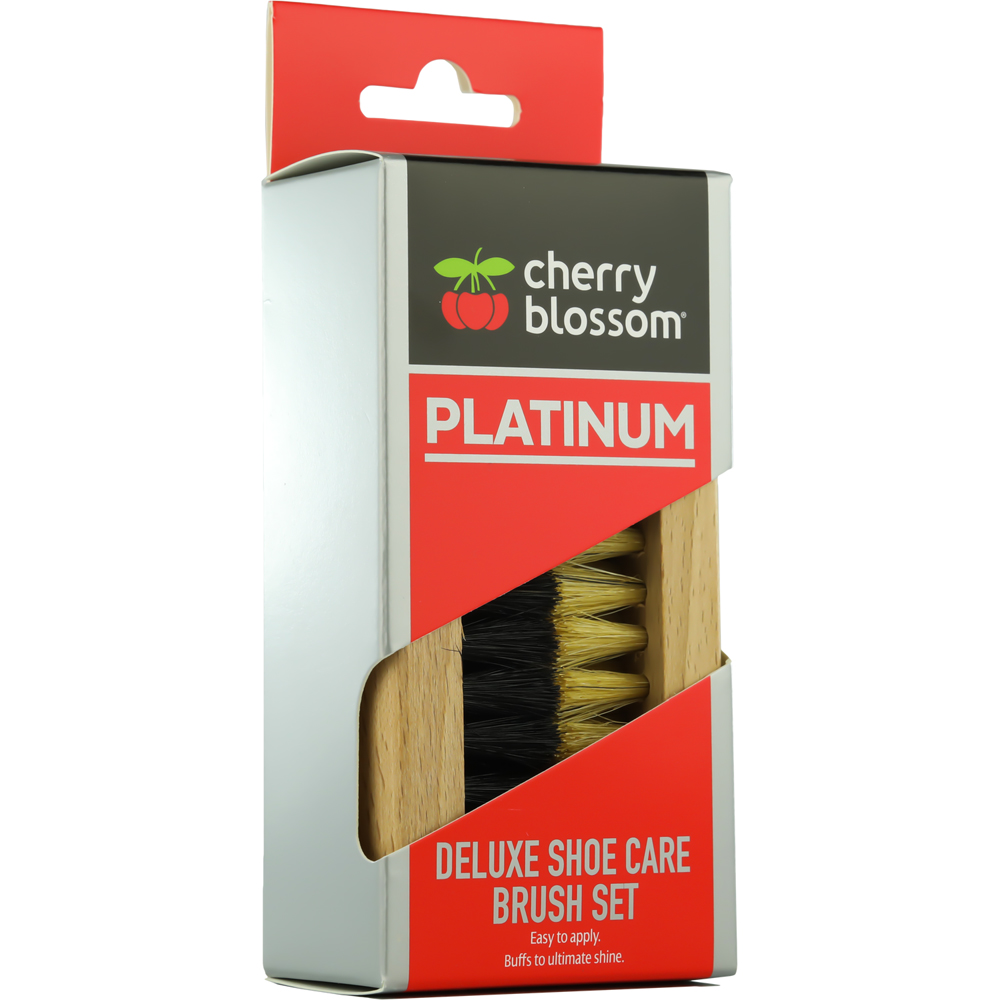 Cherry Blossom Deluxe Shoe Care Brush Set Image 2