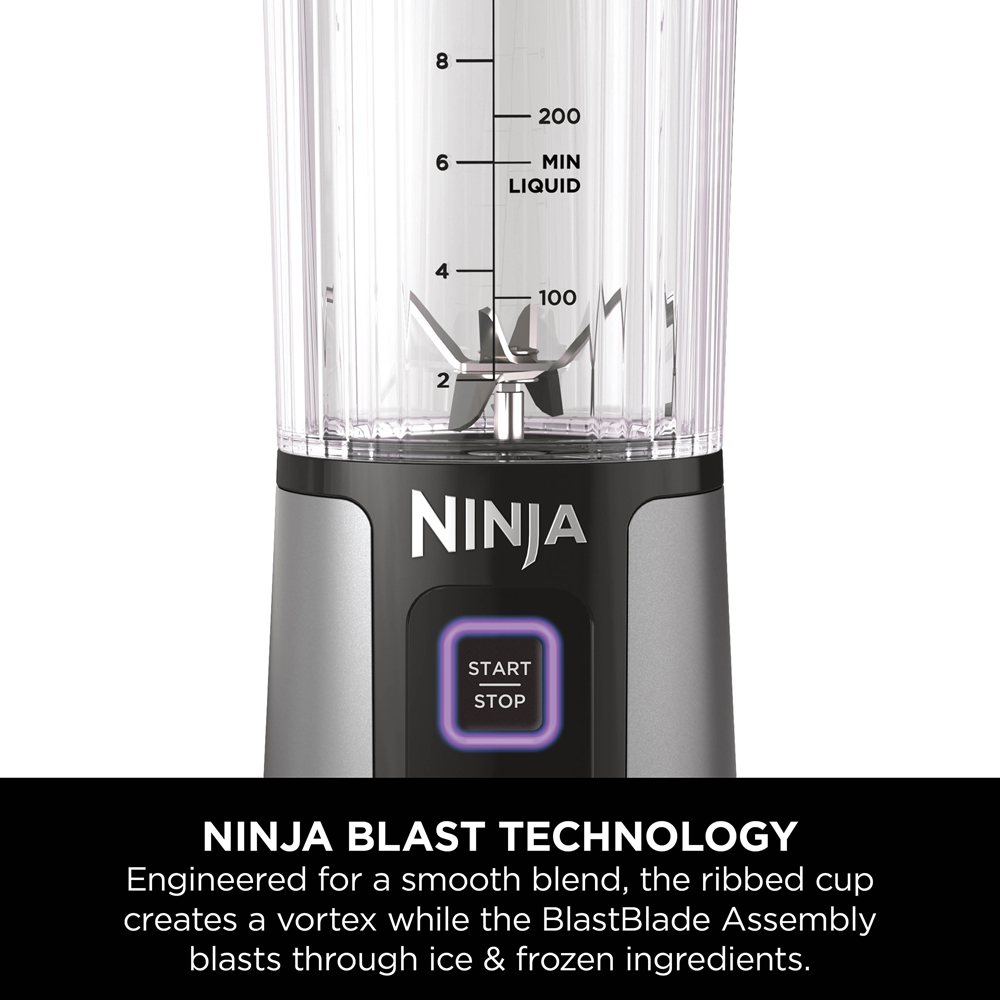 Ninja Blast BC151UKBK Black 530ml Cordless Portable Blender Image 4