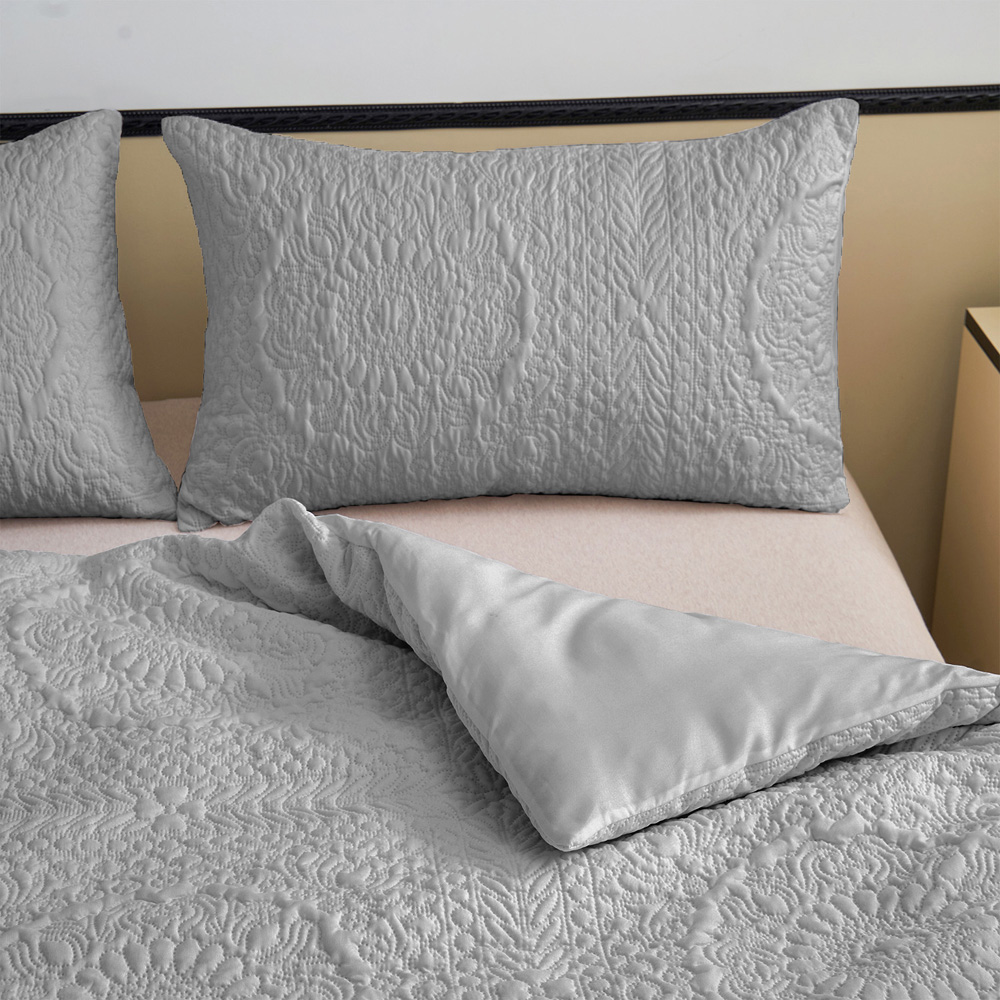 Velosso Winchester Single Grey Duvet Set Image 3