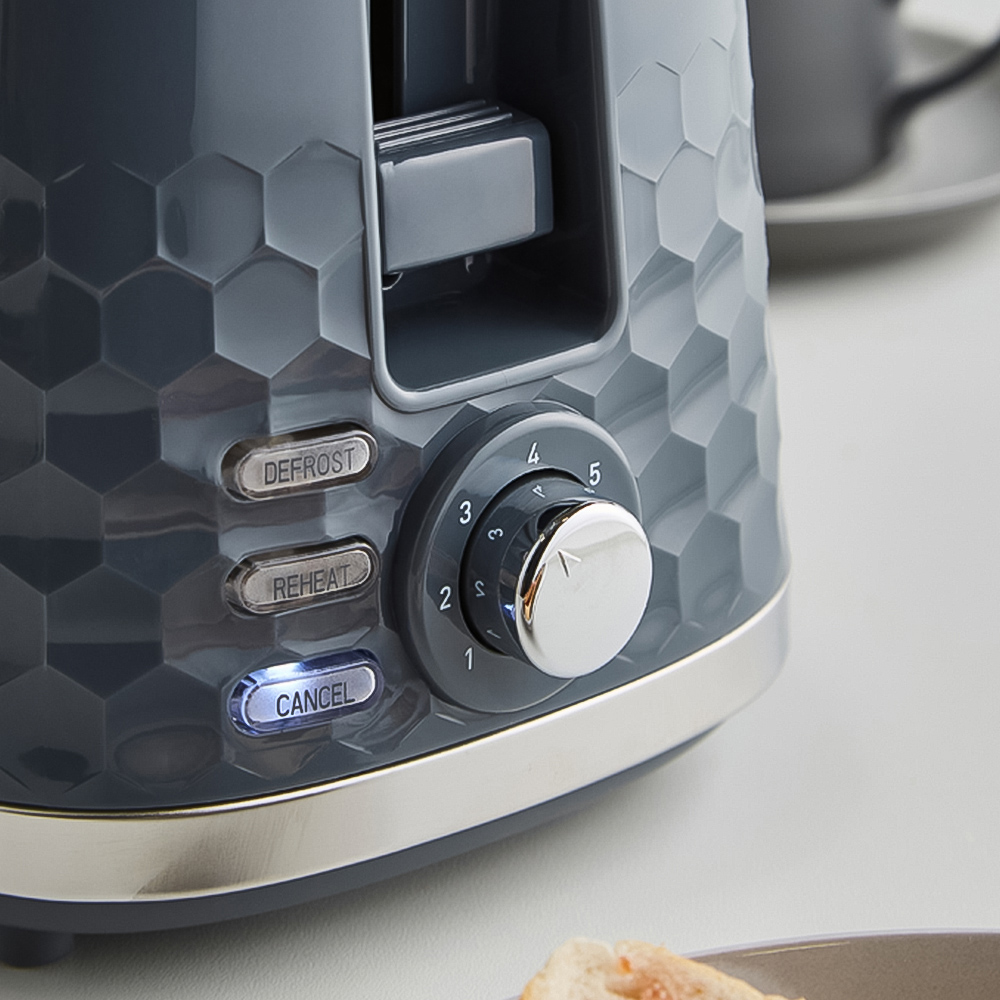 Morphy Richards Hive 220033 Grey 2 Slice Toaster Image 5