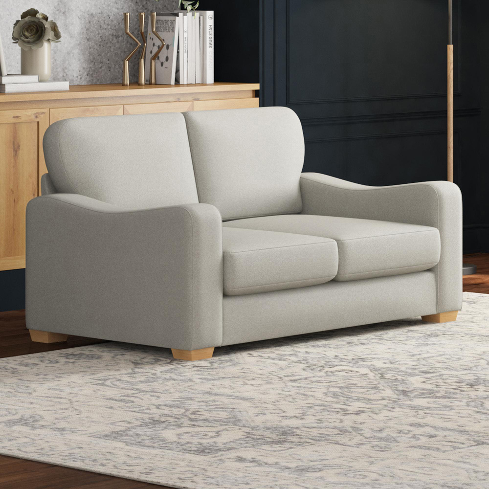 Theadford 5 Seater Venice Mink Fixed Back Sofa Set Image 4