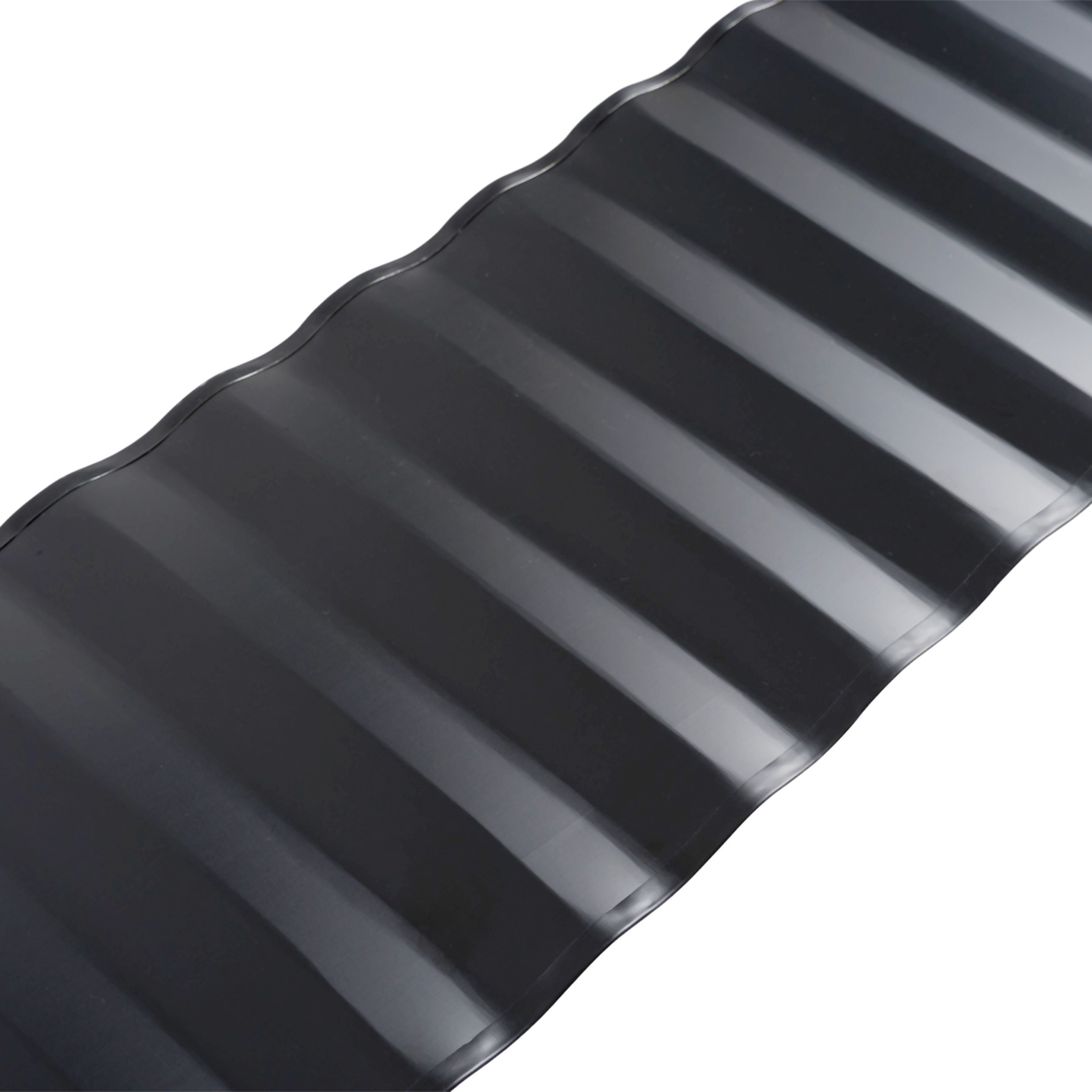 Living and Home Black Corrugated Metal Garden Edging 12m Image 5