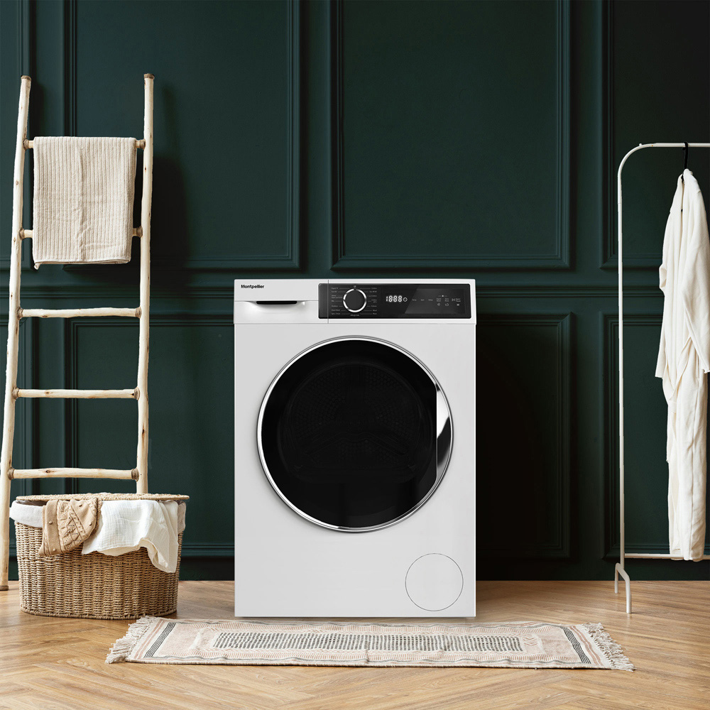 Montpellier MWM814BLW 8kg White Wide Washing Machine Image 2