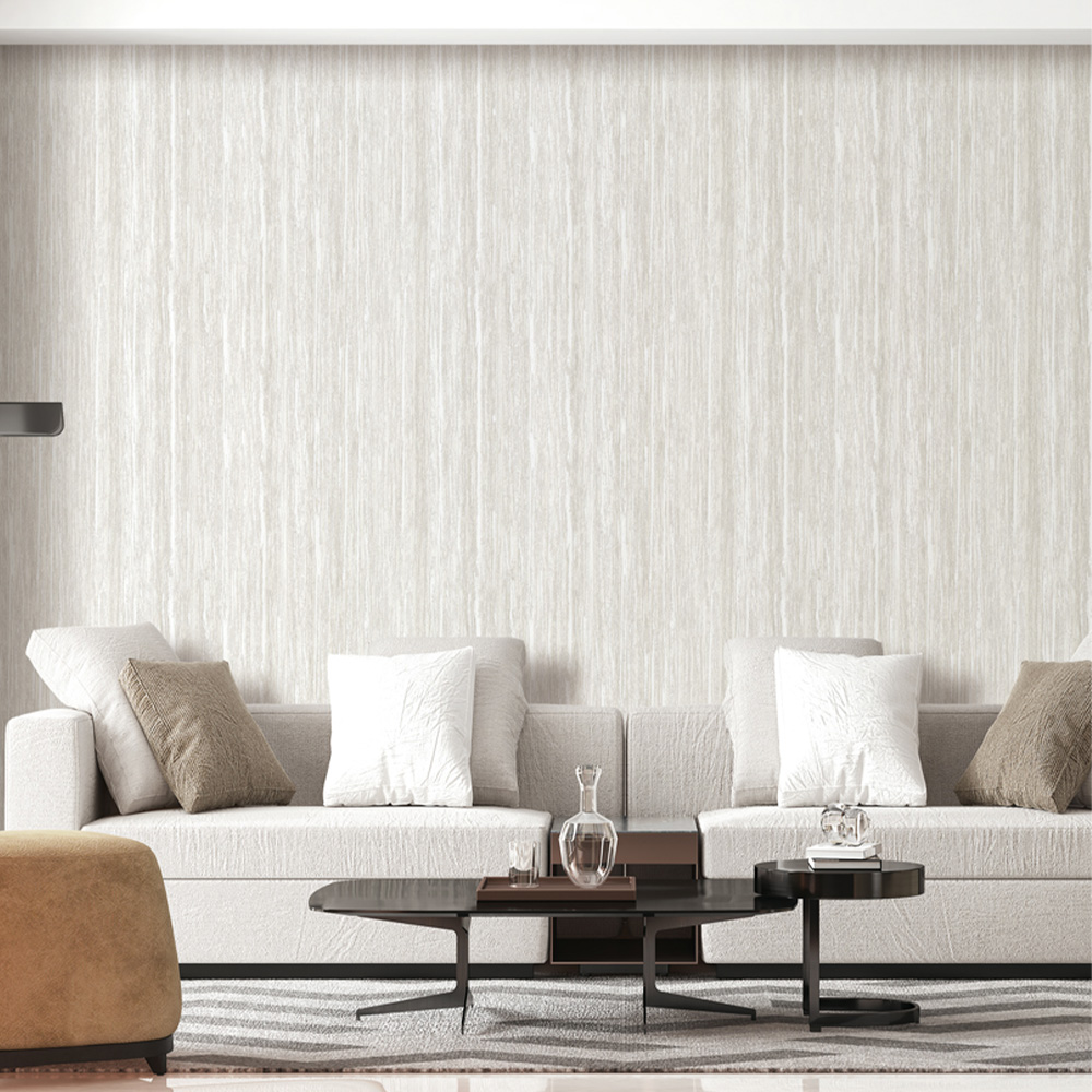 Design ID Wood Grain Off White Wallpaper Image 2