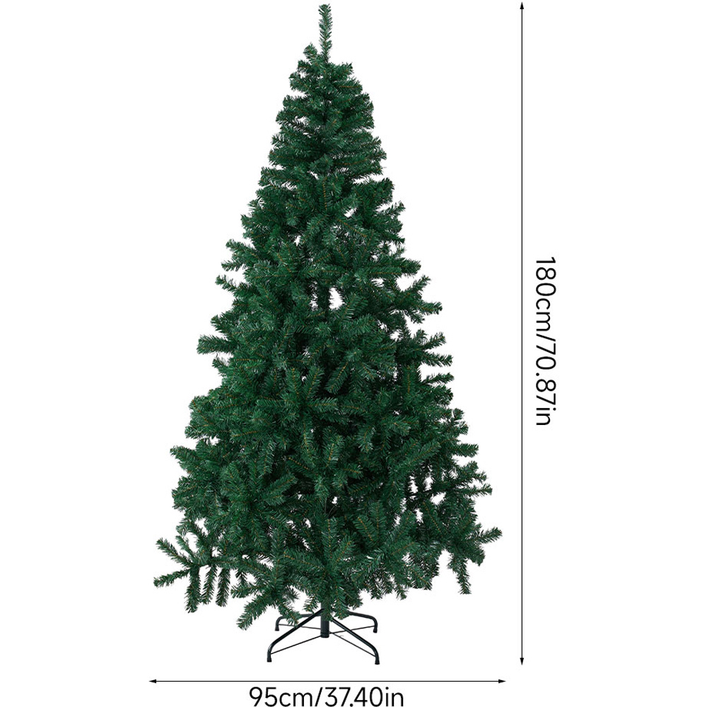 Living and Home Metal Stand Artificial Christmas Tree 5.9ft Image 8